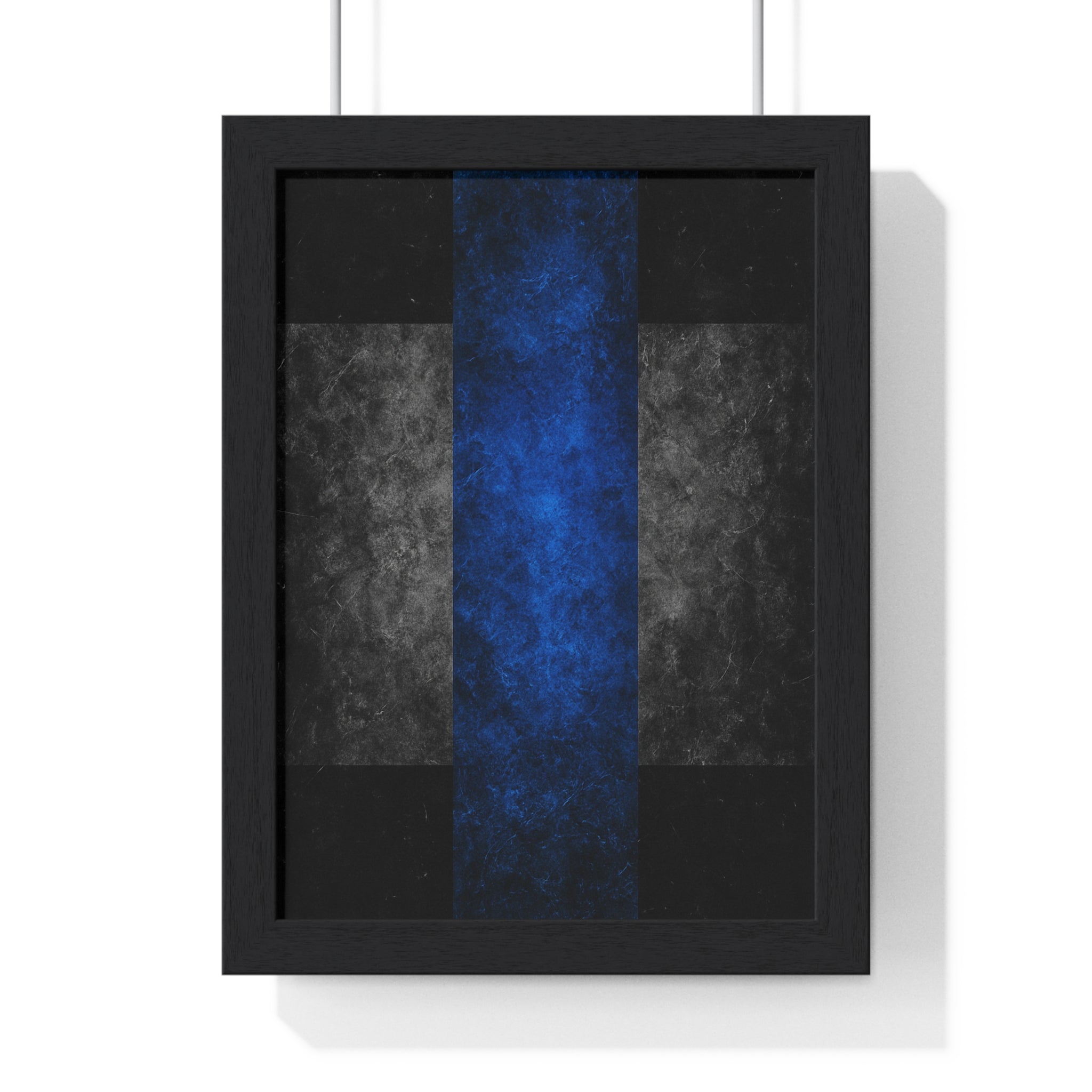 Vertical Framed Poster Support Thin Blue Line