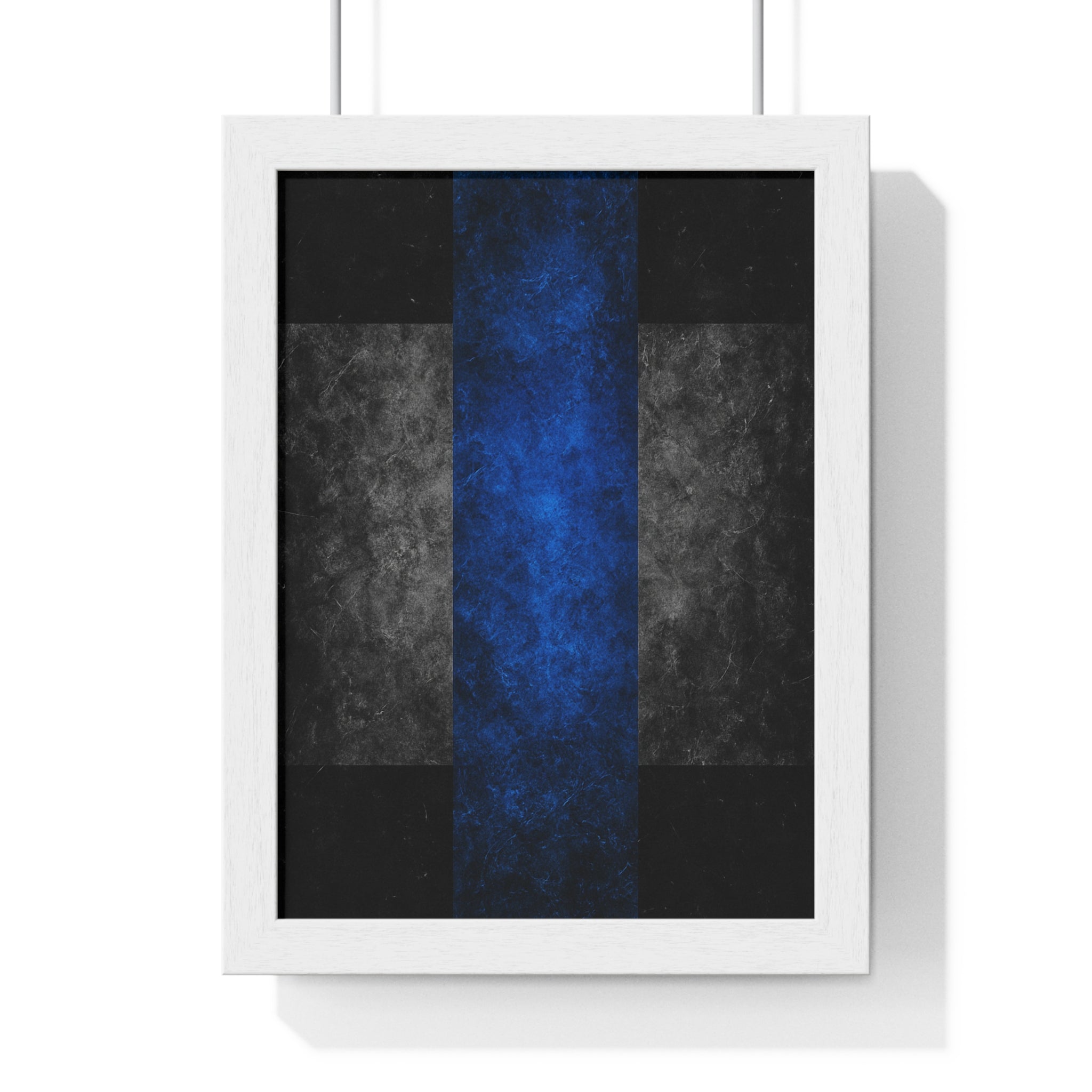 Vertical Framed Poster Support Thin Blue Line
