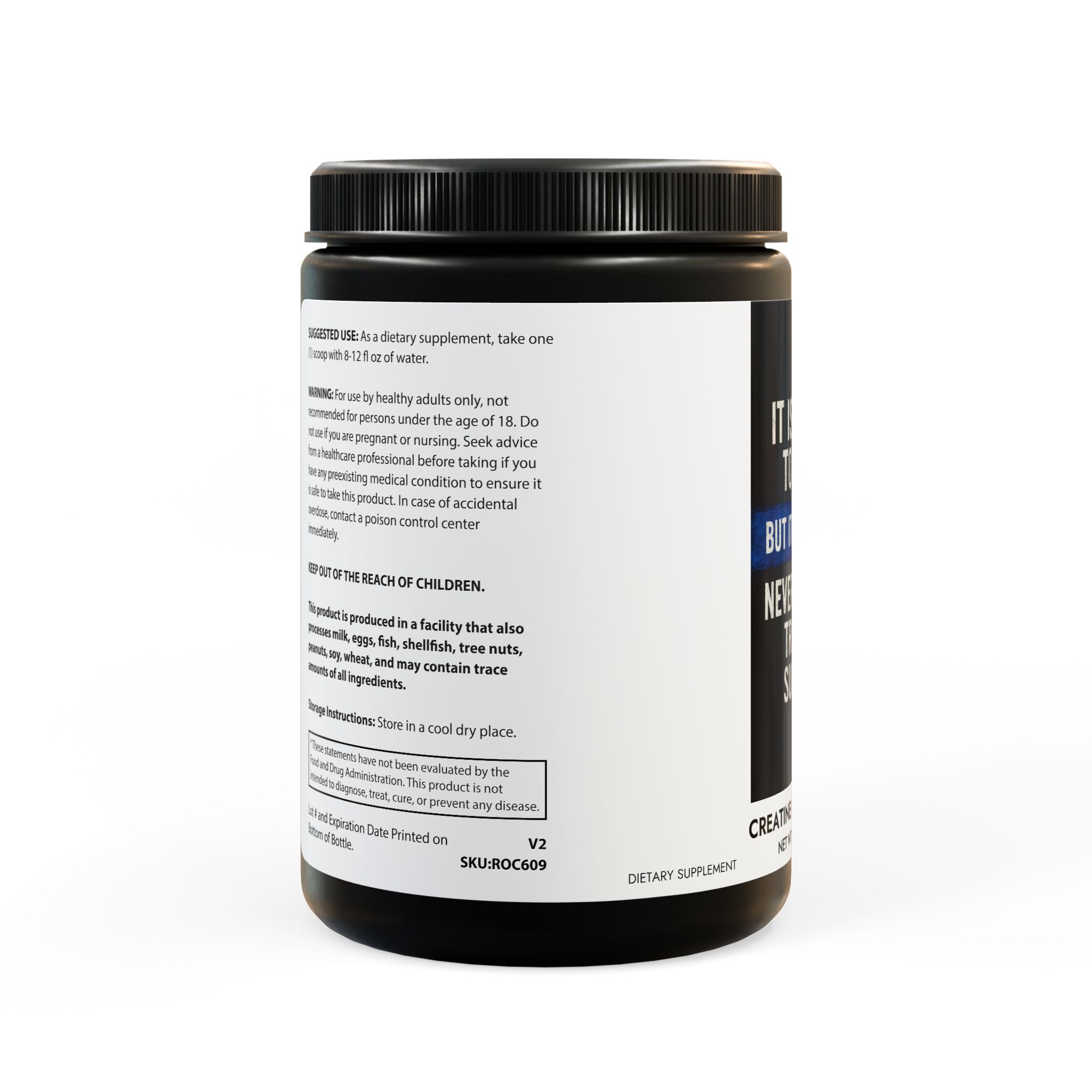 Creatine Monohydrate Supplement (300g, 10.58oz)